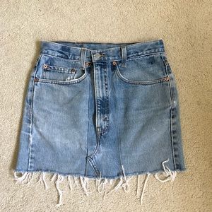 RECONSTRUCTED VINTAGE LEVIS SKIRT